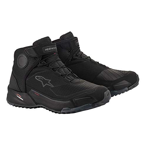 Alpinestars CR-x Drystar-Zapatillas de Moto, Zapatos Unisex Adulto, Negro, 42 EU