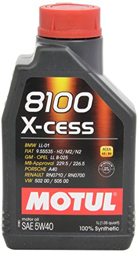 Motul 102784 8100 X-cess 5W40, Aceite de motor, 1 litro