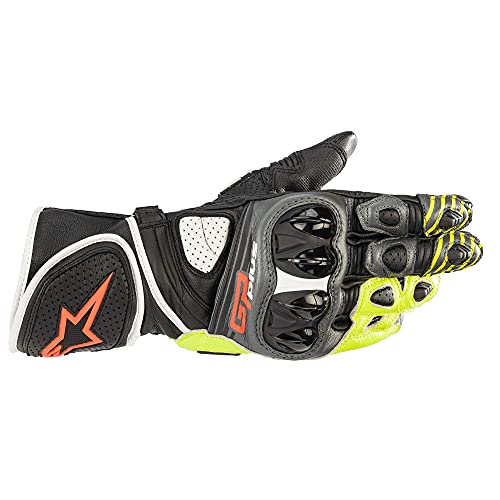 Alpinestars GP Plus R V2 Guantes de Motocicleta (Black/Gray/Red,2XL)