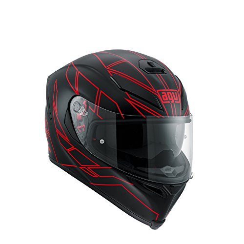 AGV Casco Moto K-5 S E2205 Multi plk, Hero Black/Red, XL