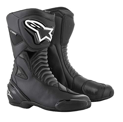 alpinestars Motorcycle SMX-6 Boots V2 Drystar WP Black White 48