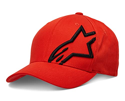 Alpinestars Corp Shift 2 Flexfit Hat Gorra de béisbol, Warm Red/Black, S-M Hombres