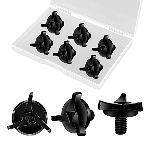 6 Piezas Tornillos para Casco de Moto, Tornillos para Visera de Casco de Moto Tornillos para Visera de Casco Accesorios para Casco de Motocicletas (Negro)