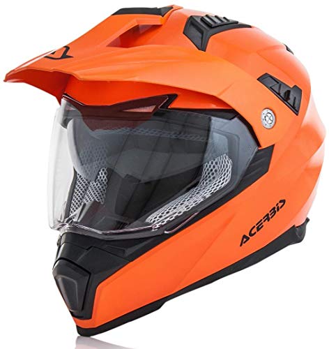 Acerbis Casco Flip fs-606 Naranja neón M