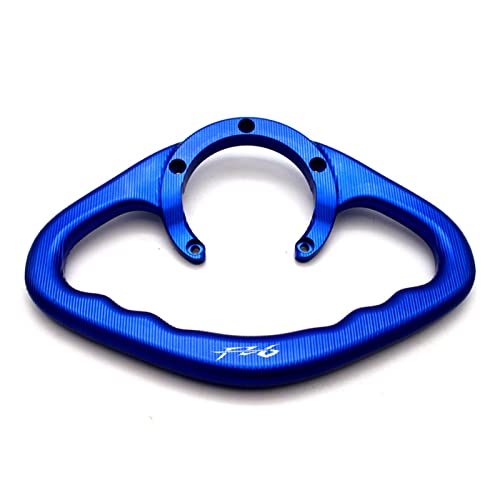 Manijas de agarre para motocicleta para Yamaha FZ6 FZ6N FZ6S 2004-2010 fz6 2005 2006 2007 2008 2009 FZ6 FAZER para depósito de combustible (color: azul, tamaño: FZ6)