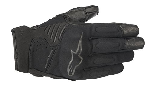 Alpinestars Guantes de Motocicleta Faster Guantes Negro/Negro, 35676181100- M