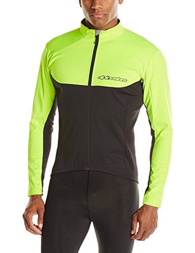 Alpinestars - Chaqueta para Hombre, Talla S, Color Negro/Amarillo