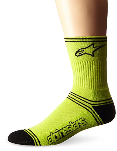 Alpinestars Invierno Calcetines, Grande/X-Large, ácido Amarillo Negro