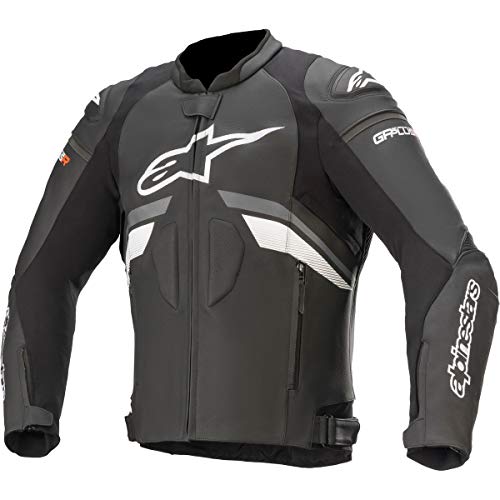 Alpinestars 3100520-102-54 Chaquetas de Cuero de, Negro, Small-Large para Hombre