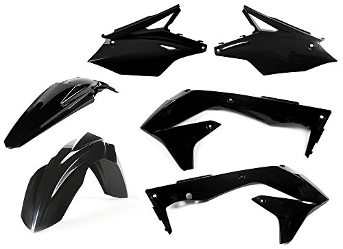 ACERBIS 0022088.090 Full Kit de Plásticos para Kawasaki Kxf 450 2016 USA, Negro