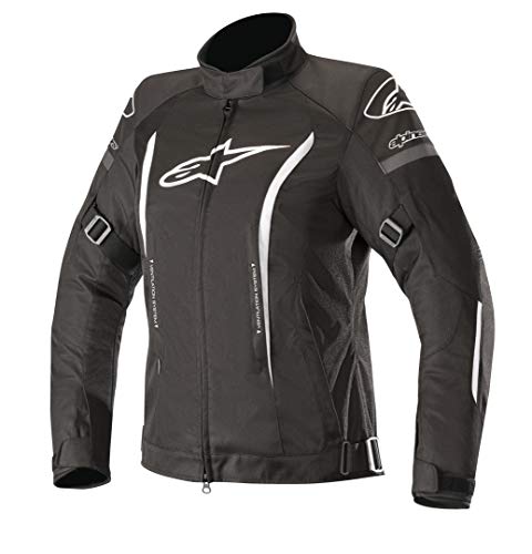 Alpinestars Chaqueta moto Stella Gunner V2 Wp Jacket Black White, Negro/Blanco, XXL