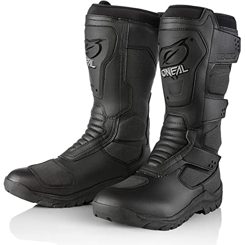 O'NEAL | Botas de moto | Enduro Adventure | Bota de turismo impermeable, espinillera de goma termoplástica, suela de goma completa | Bota Sierra | Adulto | Talla 42
