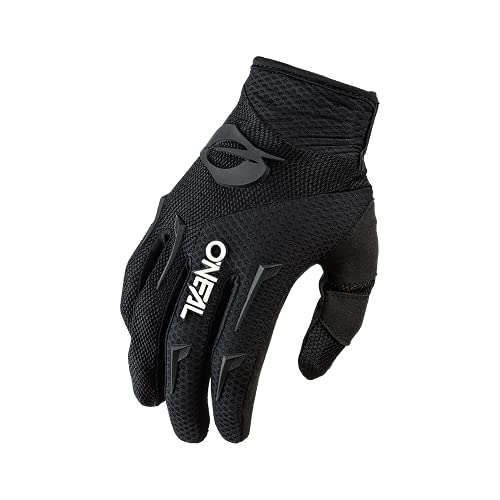 O'Neal | Guantes de Motocross MX MTB DH FR Downhill Freeride | Materiales duraderos y Flexibles, Palma ventilada | Guantes de Elementos | Hombres | Negro Blanco | Talla M