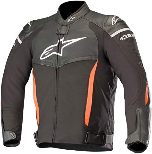 Alpinestars Chaqueta moto Sp X Jacket Black Red Fluo, Negro/Rojo, 50