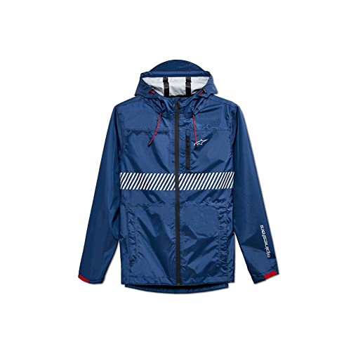 Alpinestars, Fusion Rain Jacket, Chaqueta Anti -Arrain, Armada, L, Hombre