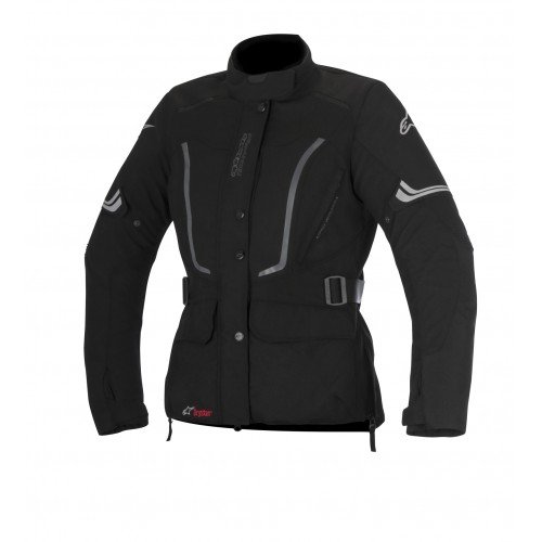 Alpinestars Chaqueta moto Vence Lady Dry impermeable (S, Negro) 10