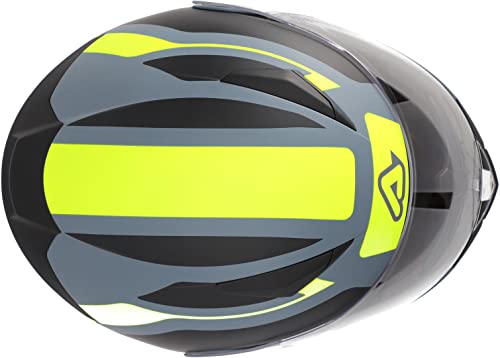 ACERBIS 0024516.290.064 Rederwel P/J Graphics-Casco Gris/Amarillo M (57/58), Unisex-Adult, XL