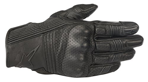 Alpinestars Guantes de Moto Mustang V2 Guantes Negro Negro, Negro/Negro, L, 35661181100- L