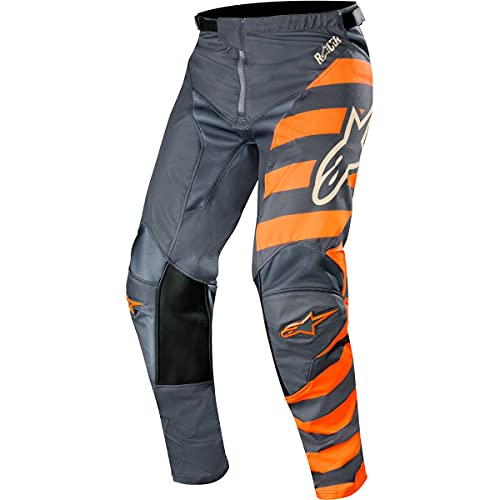 Alpinestars Racer Braap Pantalones de Motocross (Gray/Orange,30)