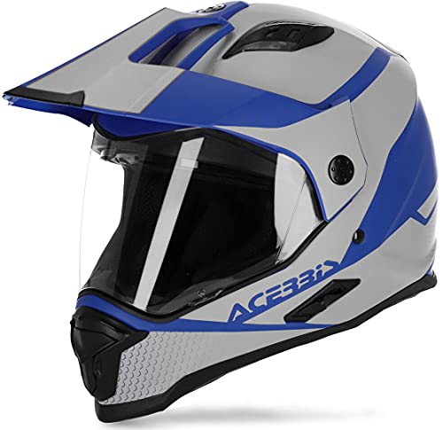 ACERBIS 0023466.288.066 Reactive Graffix Enduro Casco Gris/Azul L (59/60), Unisex-Adult