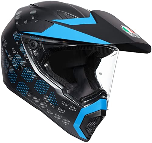 AGV Ax9 Casco de Moto, Hombre, Negro, M