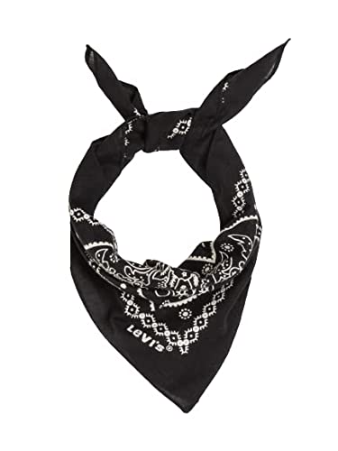 Levi's Paisley Bandana Chal, Negro (Noir Regular Black), Talla única (Talla del Fabricante: UN) para Hombre