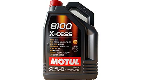 Motul 102870 - Aceite de motor 8100 X-cess (5W40, 5L)