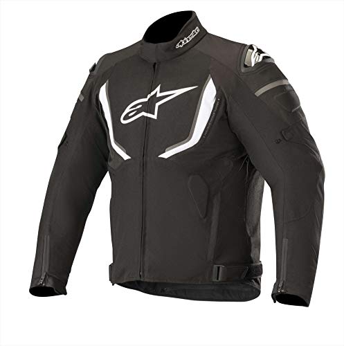 Alpinestars Chaqueta moto T-gp R V2 Waterproof Jacket Negro Blanco, Negro/Blanco, XL