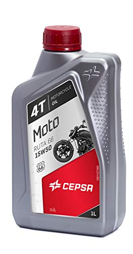 CEPSA 514254187 Moto 4T Ruta 66 15 W 50 Aceite Mineral Multigrade