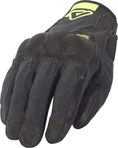 ACERBIS 0024265.318.062 CE Scrambler Guantes de Moto Negro/Amarillo S, Unisex-Adult