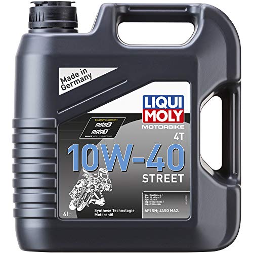 Liqui Moly 1243 Moto 4T 10W-40 Calle, BOOKLET, 4 L