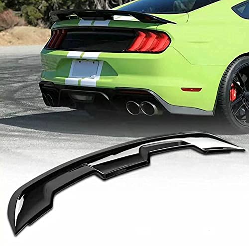 WBXNB Alerón Trasero para Ford Mustang GT500 2015 2016 2017 2018 2019 2020 2021 ABS/Fibra de Carbono alerón Trasero de Coche alas Techo Maletero ala Labio Maletero Trasero alerón Trasero Accesorios