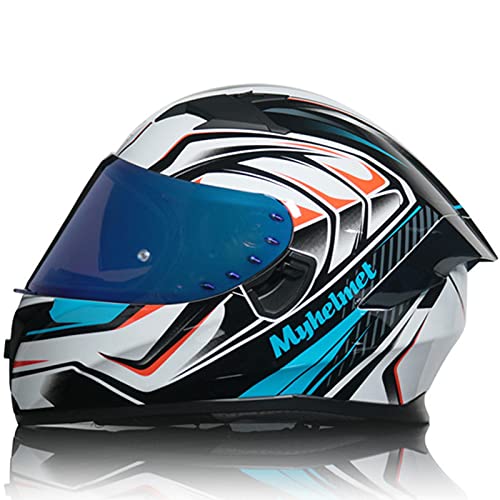 El Casco Integral Es Adecuado Para Motocicletas Con Certificación DOT/ECE, Motocicletas, Ciclomotores, Scooter, Casco Anticolisión Adecuado Para Hombres Y Mujeres Adultos. S,XXL61-62CM