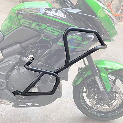 Barra de choque de carretera para moto, protector de motor, marco de parachoques, Protector contra caídas Para V.ersys 650 V.ersys650 KLE650 KLE 650 2015 2016 2017 2018 2019 2020 2021 (Superior)