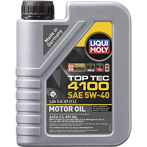 Liqui Moly 9510 - Aceite de motor, Top Tec, 4100, 5W-40, Booklet, 1 L