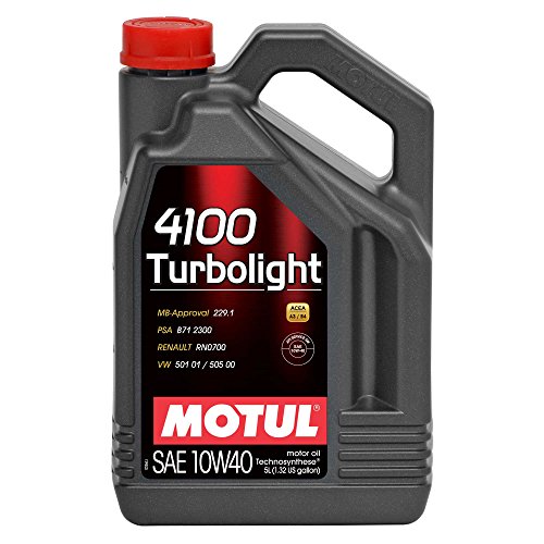 ACEITE MOTUL 4100 TURBOLIGHT 10W40 5L