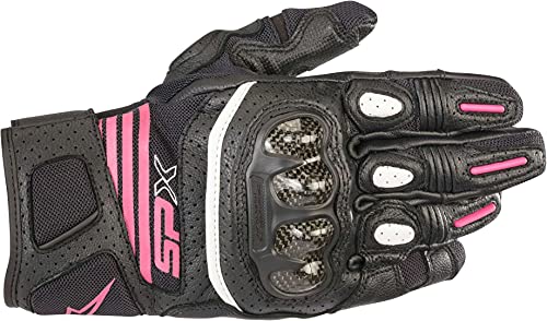 Alpinestars Stella SP X Air Carbon V2 Gloves Black Fucsia, Negro/Fucsia, S
