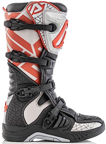 ACERBIS Botas X-Team, Negro Gris, 42 EU (0022999.319.042)