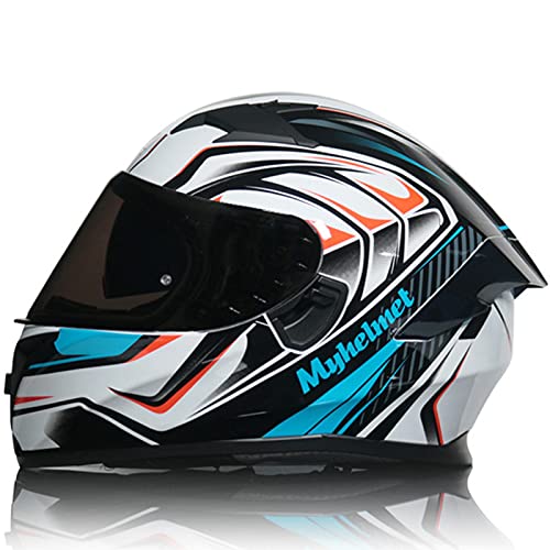 El Casco Integral Es Adecuado Para Motocicletas Con Certificación DOT/ECE, Motocicletas, Ciclomotores, Scooter, Casco Anticolisión Adecuado Para Hombres Y Mujeres Adultos. R,XXL61-62CM