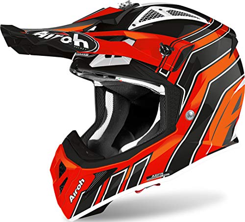 Airoh Casco AVIATOR ACE ART ORANGE GLOSS XS