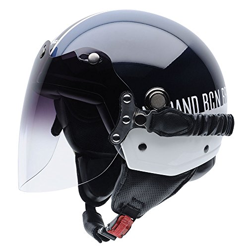 NZI 050307G911 Tonup Visor BCN Split, Casco de Moto, Talla 57 (M)