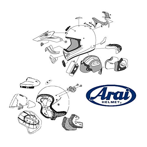 Arai - Almohadillas de repuesto para casco Quantum ST (40 mm)