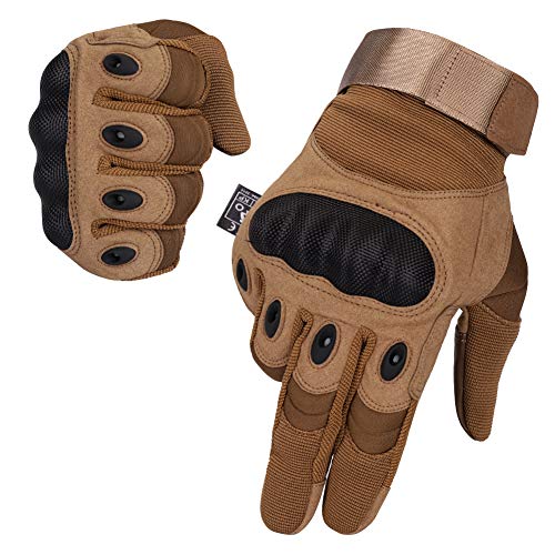 SKYSPER Guantes de Moto Motocicleta Pantalla Táctil de Dedo Completo Protectores Mujeres y Hombres Guantes Tácticos para Bicicleta Ciclismo ATV BMX MTB Escalada Motocross Caza Deportes al Aire Libre