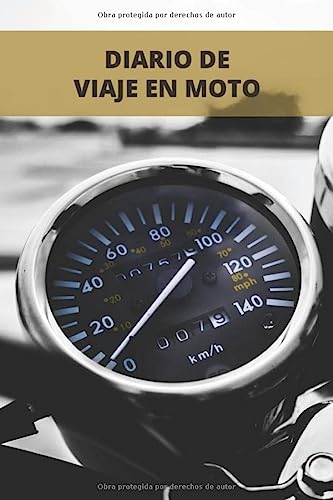 Diario de viaje en moto: Es un cuaderno para llevar un registro y un seguimiento de todas sus rutas en moto - Formato 16 x 23cm con 102 páginas - Regalo original para los amantes de las motos