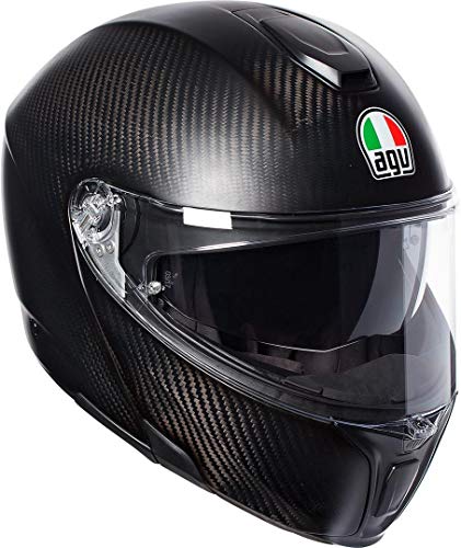 AGV Casco SportModular E05 Solid MPLK Matt Carbon XS