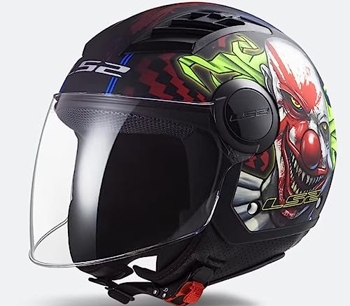 LS2, casco jet moto Airflow Happy Dreams, M