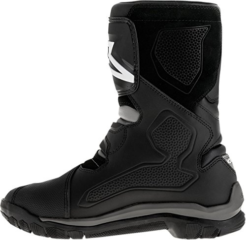 2047117 10 07 - Alpinestars Belize DryStar Leather Motorcycle Boots US 7 Black (UK 6)