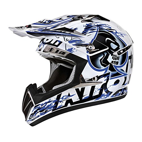 Airoh CR900 Raptor - Casco de cross, color azul, talla XL (61/62)