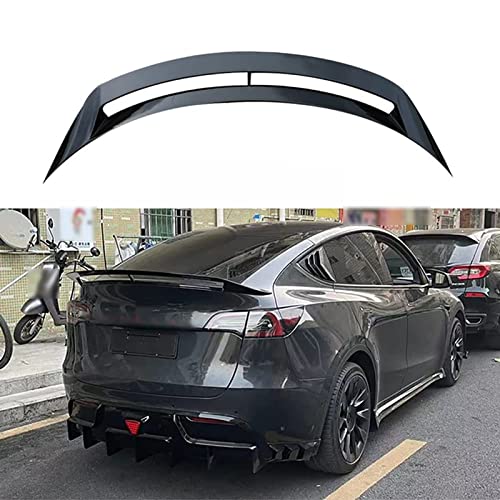 Funiur Coche Alerón Trasero para Tesla Model Y 2021 2022, Alerón del Tronco, Spoiler Trasero de Arranque ala Coche, Solapa Portón Trasero, Auto Accesorios Decorativos