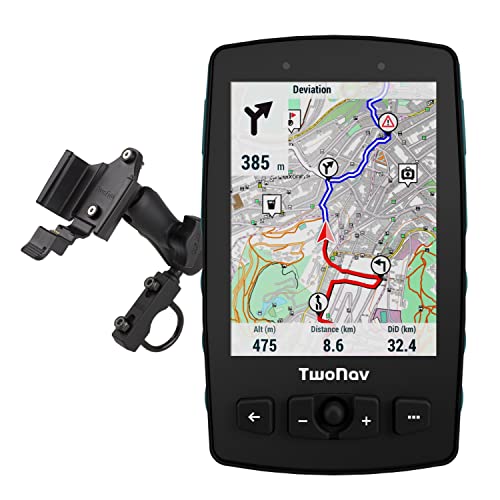 TwoNav Aventura 2 Plus Motor, navegador GPS on-Road y Off-Road con Pantalla 3.7 Pulgadas para Moto, Coche, 4x4, Quad con mapas incluidos